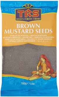 BROWN MUSTARD SEEDS 100G TRS